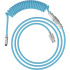 HyperX USB-C Coiled Cable Light Blue-White - Příslušenství ke klávesnici