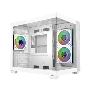 BAZAR Cooler Master case Elite 481 Wood, ATX, Průhledná bočnice, 3x 120mm ARGB Fan, Bílá BAZAR Cooler Master case Elite 481 Wood, ATX, Průhledná bočnice, 3x 120mm ARGB Fan, Bílá