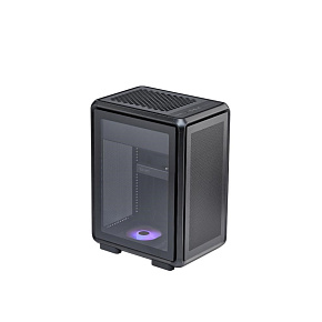 Cooler Master case MasterFrame 400 Mesh Black, mATX, Průhledná bočnice,1x 120mm ARGB Fan, Černá Cooler Master case MasterFrame 400 Mesh Black, mATX, Průhledná bočnice,1x 120mm ARGB Fan, Černá