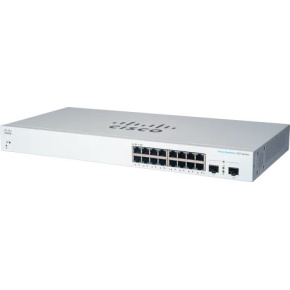 BAZAR - Cisco switch CBS220-16T-2G (16xGbE,2xSFP,fanless) - REFRESH - použitý