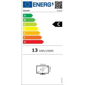 Philips MT IPS LED 23,8" 242B1G/00 - panel IPS, 1920x1080, D-Sub, DVI, HDMI, DP, USB 3.2, repro, pivot