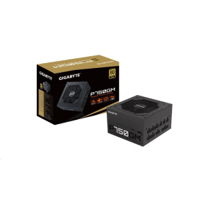 BAZAR - GIGABYTE zdroj P750GM, 750W, 80plus gold, modular, 120 mm fan - Po opravě (Komplet)