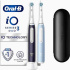 Oral-B iO Series 3 Duo Black/Blue duo pack, mikrovibrace, chytrý senzor tlaku, technologie ochrany dásn