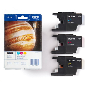 Atrament BROTHER INK LC-1240RB azúrový/fialový/žltý pre MFC-J6910DW Atrament BROTHER INK LC-1240RB azúrový/fialový/žltý pre MFC-J6910DW