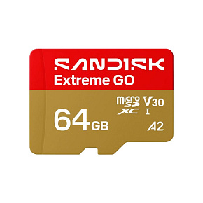 SanDisk micro SDXC karta 64GB Extreme GO (170 MB/s , UHS-I U3 V30) SanDisk micro SDXC karta 64GB Extreme GO (170 MB/s , UHS-I U3 V30)