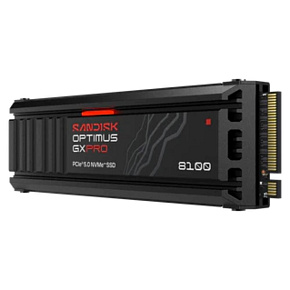SANDISK SSD OPTIMUS GX PRO 8100 NVMe 8TB PCIe, Gen4, (R:14900, W:14000MB/s), s chladičem SANDISK SSD OPTIMUS GX PRO 8100 NVMe 8TB PCIe, Gen4, (R:14900, W:14000MB/s), s chladičem