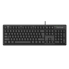 A4tech FK12, multimediální kancelářská klávesnice, CZ/US, USB, černá