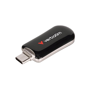 VERBATIM Flash Disk 256GB Plectra USB-C 3.0, černá VERBATIM Flash Disk 256GB Plectra USB-C 3.0, černá