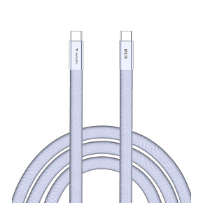 VERBATIM Kabel Sync & Charge SoftTouch USB-C, 60W, 120cm, fialová VERBATIM Kabel Sync & Charge SoftTouch USB-C, 60W, 120cm, fialová