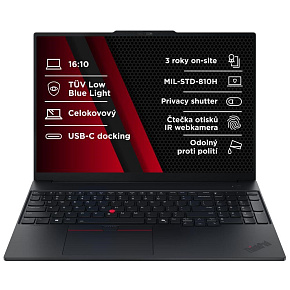 LENOVO NTB ThinkPad E16 AMD G3 - Ryzen5 220,16" WUXGA,16GB,512SSD,FHD+IRcam,W11P LENOVO NTB ThinkPad E16 AMD G3 - Ryzen5 220,16" WUXGA,16GB,512SSD,FHD+IRcam,W11P