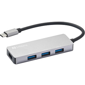 Sandberg USB-C Hub 1xUSB3.0+3x2.0 SAVER Sandberg USB-C Hub 1xUSB3.0+3x2.0 SAVER