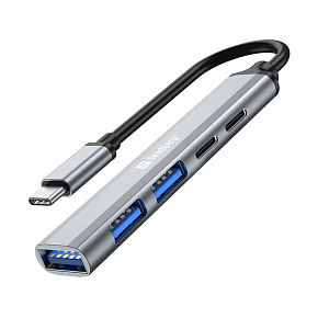 Sandberg USB-C to 3xUSB-A+2xUSB-C SAVER Sandberg USB-C to 3xUSB-A+2xUSB-C SAVER