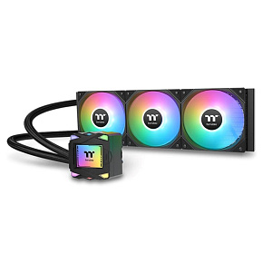 BAZAR - THERMALTAKE Vodní chladič LA360 ARGB, 3x120mm ARGB, LGA1851, AM5, černá, rozbaleno BAZAR - THERMALTAKE Vodní chladič LA360 ARGB, 3x120mm ARGB, LGA1851, AM5, černá, rozbaleno