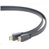 PREMIUMCORD HDMI High Speed + Ethernet plochý kábel, pozlátené konektory, 3 m