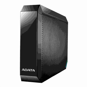 Externý pevný disk ADATA 4 TB 3.5" USB 3.2 HM800, podpora TV, šifrovanie AES, čierna