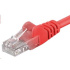 PremiumCord Patch kábel UTP RJ45-RJ45 CAT6 0.5 m červená