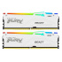 KINGSTON DIMM DDR5 64GB (Kit of 2) 6400MT/s CL32 Non-ECC FURY Beast RGB EXPO, Bílá