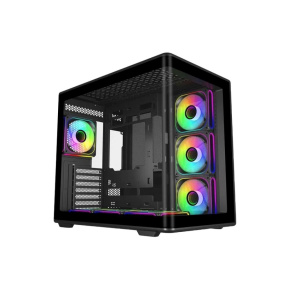 Cooler Master case Elite 600, ATX, Průhledná bočnice, 7x 120mm ARGB Fan, Černá Cooler Master case Elite 600, ATX, Průhledná bočnice, 7x 120mm ARGB Fan, Černá