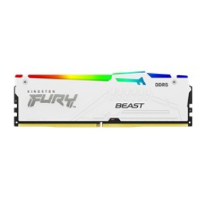 KINGSTON DIMM DDR5 FURY Beast White RGB XMP 32GB 5200MT/s CL40