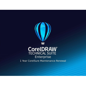 CorelDRAW Technical Suite Enterprise CorelSure Maintenance Renewal (1 rok)(51-250) EN/DE/FR