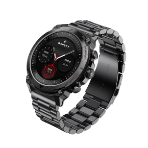 BAZAR - Garett Smartwatch Atom Black Steel - Rozbaleno (Komplet)