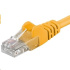 PREMIUMCORD Patch kábel UTP RJ45-RJ45 CAT5e 0.5 m žltá