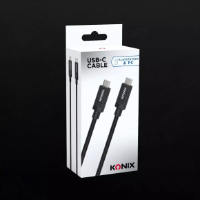 Konix Playstation Type C to Type C Cable 3M Konix Playstation Type C to Type C Cable 3M