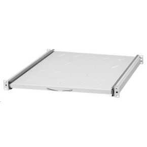 LEXI-Net 19" posuvná police s perforací 1U/550mm, šedá