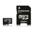 TRANSCEND MicroSDXC 64GB Premium, Class 10 UHS-I 400x (R:85/W:35 MB/s) + adaptér