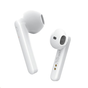 TRUST sluchátka Primo Touch Bluetooth Wireless Earphones - white