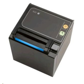 Pokladničná tlačiareň Seiko RP-E10, rezačka, horný výstup, sériová, čierna