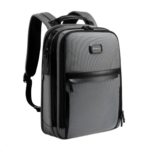 MYBALO ASTON Perfektní volba pro minimalisty s dobrým vkusem  6 ikon: - Nejtenčí batoh - Elegantní - Kapsa na notebook do 15,6" - Kapsa na tablet do 9" - Otevírání o 180 stupňů - USB a USB-C port - Drží tvar - Voděodolný - Skryté kapsy  Elegantní a minimalistický Jedná se o velmi elegantní a minimalistický batoh. S tímto parťákem neuděláte chybu při běžném nošení do města, ani na důležité schůzce.  Tenký batoh MYBALO Aston je batoh s vůbec nejmenší hloubkou z naší nabídky. Díky tomu působí elegantně a minimalisticky, ale i přesto se do něj vejdou všechny vaše nezbytnosti.  Kvalitní voděodolný materiál, dlouhá životnost Kvalitní umělá kůže zajišťuje trvanlivost a odolnost batohu proti vodě a opotřebení. MYBALO Aston tak bude vaším společníkem opravdu dlouho.  Drží tvar Batoh si zachovává svůj tvar také v případě, že jej budete mít úplně prázdný.  Vestavěný USB a USB-C port Nabíjejte svá elektronická zařízení kdekoli a kdykoli díky vestavěnému USB a USB-C portu.  Popruh k uchycení na kufr Cestujte pohodlně. Kdykoli chcete mít volná záda, jednoduše připevněte batoh na rukojeť svého kufru.  Pohodlné polstrování Užijte si komfortní nošení díky kvalitnímu a prodyšnému polstrování ramenních popruhů a zádové části.  Další praktické kapsy Zorganizujte si pohodlně a snadno své věci díky množství vychytaných kapes.  Skryté kapsy V zádové části a na ramenním popruhu najdete skryté kapsy pro bezpečné uložení cenností.  Vnitřní kapsy Vnitřní kapsy slouží pro snadnou organizaci všech vašich věcí.  Přední kapsa Přední kapsa je určena pro věci, které chcete mít rychle a snadno po ruce.  Parametry: - Rozměry: 46 x 30 x 9 cm - Objem: 11 l - Hmotnost: 1,19 kg - Kapsa na notebook: Ano (do vel. 15,6") - Kapsa na tablet: Ano (do vel. 9") - USB port: Ano - Voděodolnost: Ano - Hlavní materiál: Ekokůže + Polyester - Podšívka: Polyester - Barva: Černá