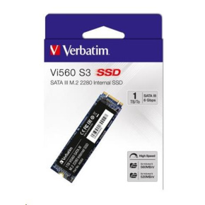 VERBATIM SSD Vi560 S3 M.2 256 GB SATA III, W 560/ R 520 MB/s