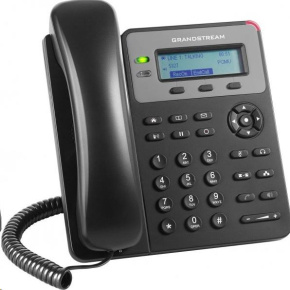 Grandstream GXP1615 [telefón VoIP - 1x účet SIP, HD audio, 3 programy.tlačidlá, prepínač 2xLAN 10/100Mbps, PoE]