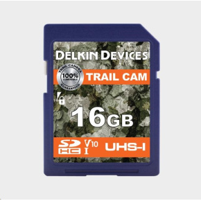 Delkin SDHC Trail Cam R100/W30 (V10) 16GB Delkin SDHC Trail Cam R100/W30 (V10) 16GB