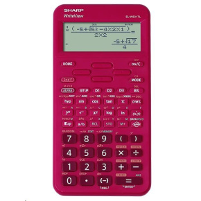 BAZAR - SHARP kalkulačka - ELW531TLBRD - Blister - červená - Poškozený obal (Komplet)