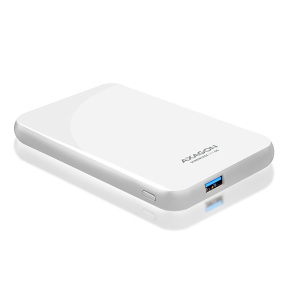 AXAGON EE25-S6, USB3.0 - SATA 6G, 2.5" vonkajší box SCREWLESS, biely