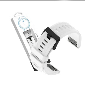 RhinoTech řemínek pro Garmin QuickFit sportovní silikonový 22mm bílý RhinoTech řemínek pro Garmin QuickFit sportovní silikonový 22mm bílý