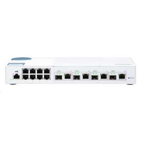 QNAP QSW-M408-4C (8x1GbE,4x10GbE RJ45/SFP+)