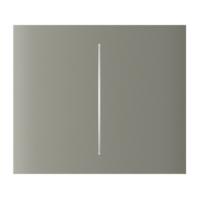 Ajax  CenterButton (2-gang) vertical - Středové dvou tlačítko, vertikální instalace, olivová