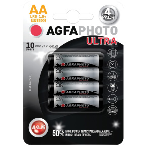 AgfaPhoto Ultra alkalická baterie LR06/AA, 4ks AgfaPhoto Ultra alkalická baterie LR06/AA, 4ks