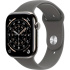 Apple Watch Series 11 GPS + Cellular 46mm Natural Titanium Case with Stone Grey Sport Band - S/M