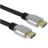 Kábel HDMI PREMIUMCORD 2.1 vysokorýchlostný + ethernetový kábel (krytky zo zinkovej zliatiny, pozlátené konektory) 2 m