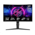 MSI LCD MPG 275CQRXF, 27", 2560x1440, Rapid VA, 240Hz, 0,5ms, VESA 75x75, Black
