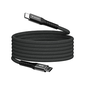 VERBATIM Kabel USB-C Sync & Charge, 60W, Magnetický, 120cm, černá
