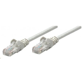 Intellinet patch kábel, Cat6 Certified, CU, UTP, PVC, RJ45, 1.5 m, sivá