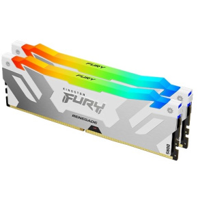 KINGSTON DIMM DDR5 (Kit of 2) FURY Renegade White RGB XMP 32GB 6400MT/s CL32