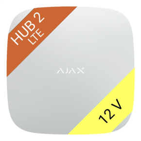 Ajax  Hub 2 4G (8EU/ECG) ASP 12V white
