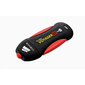 Flash disk CORSAIR 512GB Voyager GT, USB 3.0, čierna/červená