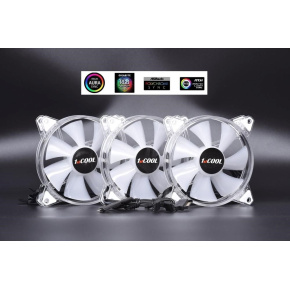 1stCOOL Fan KIT AURA EVO 1 ARGB, 3x Dual Ring fan + ARGB Nano controller 1stCOOL Fan KIT AURA EVO 1 ARGB, 3x Dual Ring fan + ARGB Nano controller